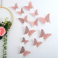 12pcs Suncatcher Sticker 3D Effect Crystal Butterflies Wall Sticker Beautiful Butterfly for Kids Room Wall Decal Home Decoration