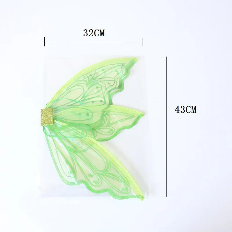 Butterfly Fairy Wings for Girls Women Halloween Valentine Birthday Christmas Party Costume Princess Cosplay Dress Up Gift